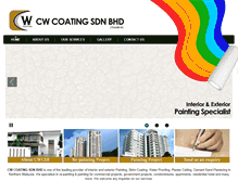 Tablet Screenshot of cwcoating.com